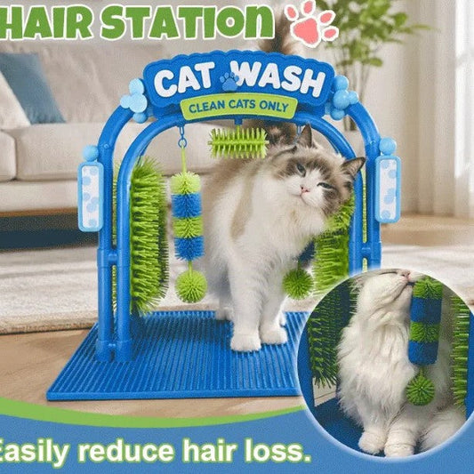 Portable cat grooming tools