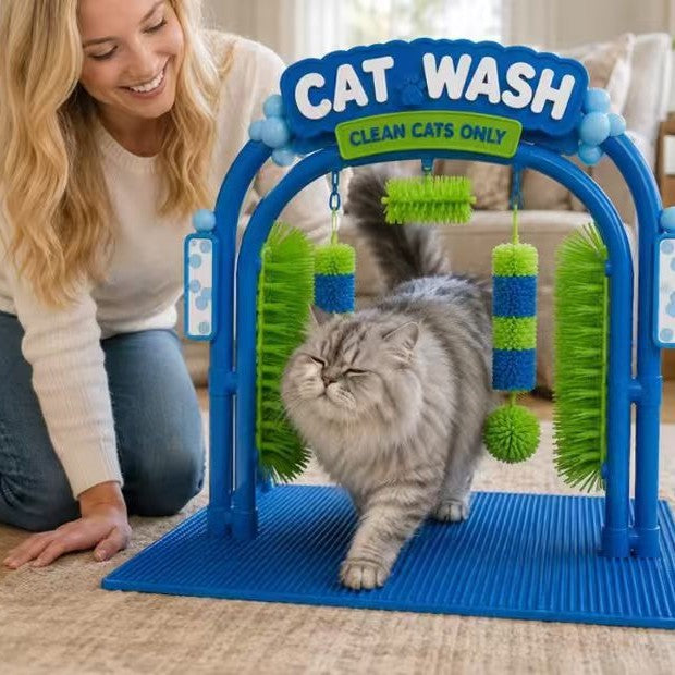 Portable cat grooming tools